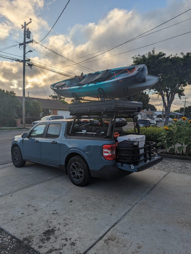 Kayak And Roof Top Tent