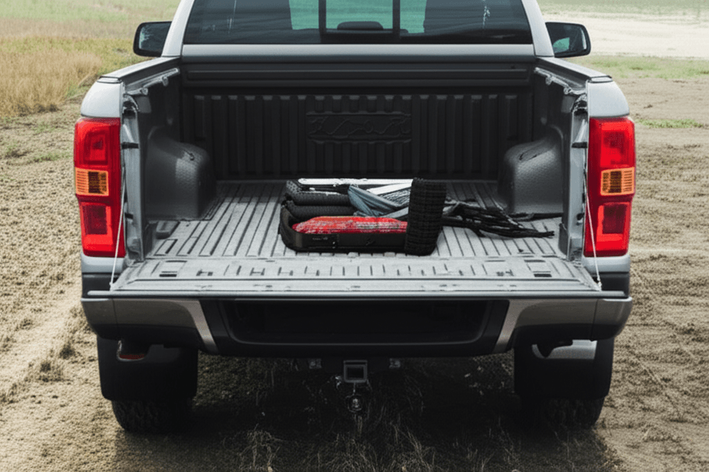 Generate a high-quality, relevant image prompt for an article about: Ford Ranger Bed Size: Essential
