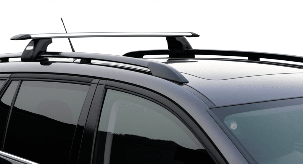 Generate a high-quality, relevant image prompt for an article about: How to Make Roof Racks Quieter: