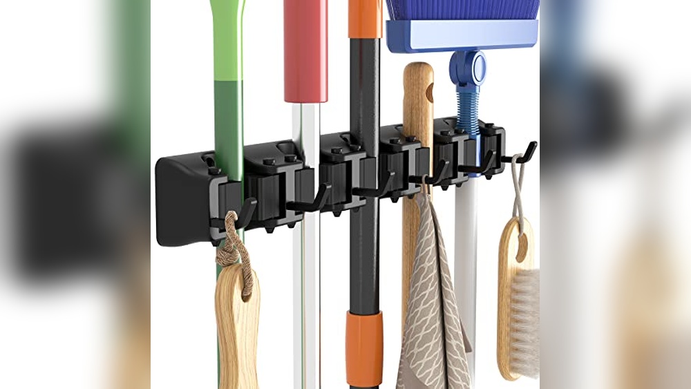 Lifewit Mop And Broom Holder Wall Mount: Ultimate Cleaning Organizer Solution