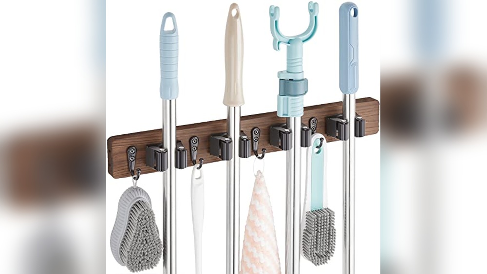 Mop And Broom Holder Wall Mount Rustic: Stylish Organizer for Every Space