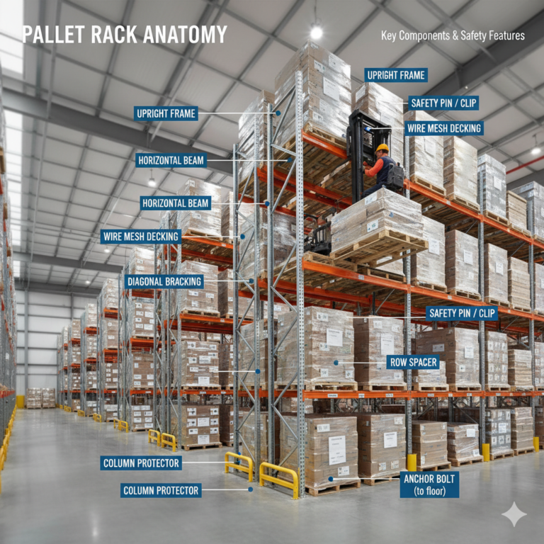 Pallet Rack Parts Explained: A Complete Glossary for Experts