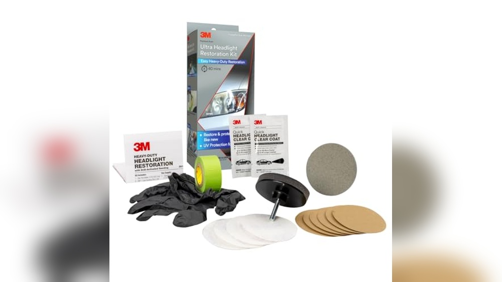 Power Drill Headlight Restoration Kits With Sanding for Clearer Lights
