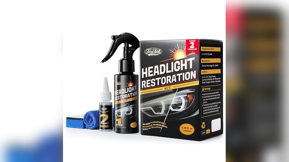 Toretark No-Sand Car Headlight Restoration Kits Restore Clarity Effortlessly