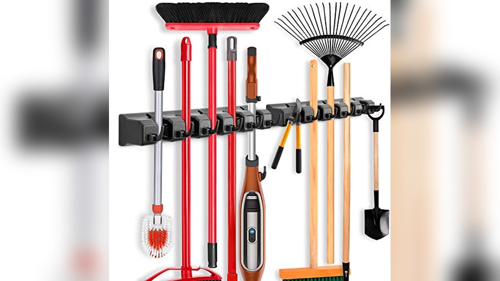 Wall-Mounted Tool Rack: Ultimate Heavy-Duty Organizer for Garage Tools
