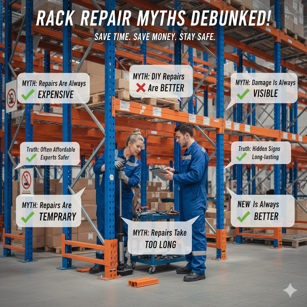 Debunk common rack repair myths and save money. Learn the truth about DIY risks, hidden damage, and long-term professional repair solutions.