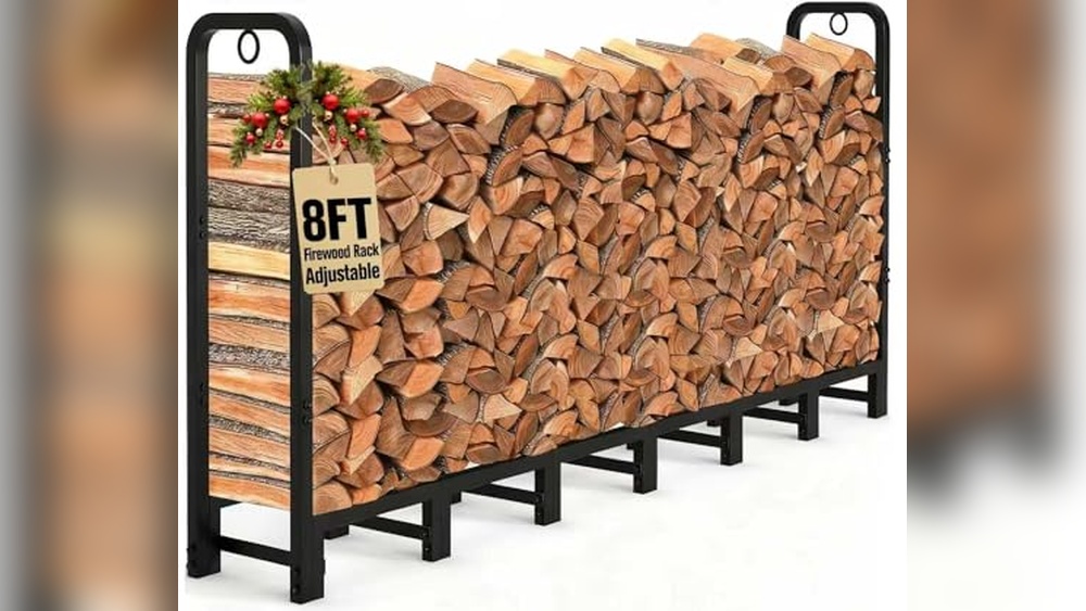 Heavy Duty Firewood Rack: Durable Outdoor Wood Storage Solutions