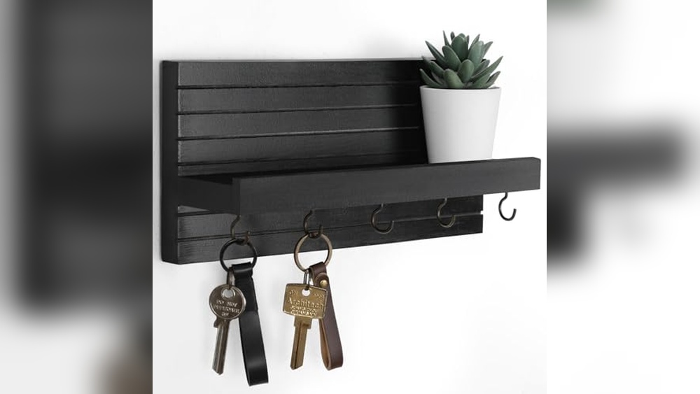 Key Rack With Shelf: Stylish and Functional Entryway Organizer Ideas