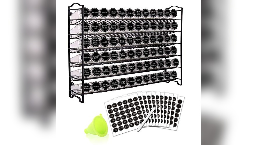Large Capacity Spice Rack Organizer for Ultimate Kitchen Storage and Convenience
