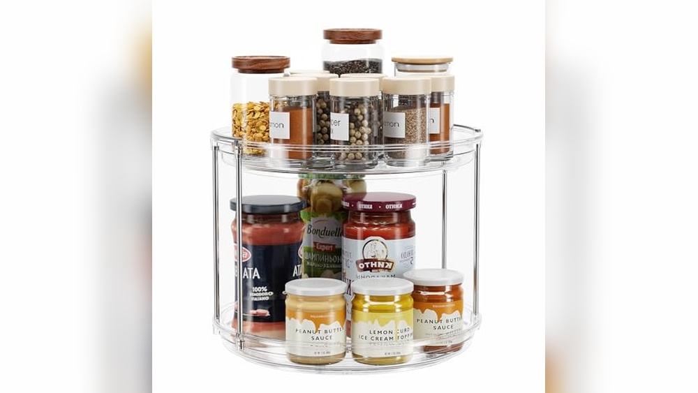 Lazy Susan Spice Rack Organizer: Maximize Kitchen Space with Stylish Storage