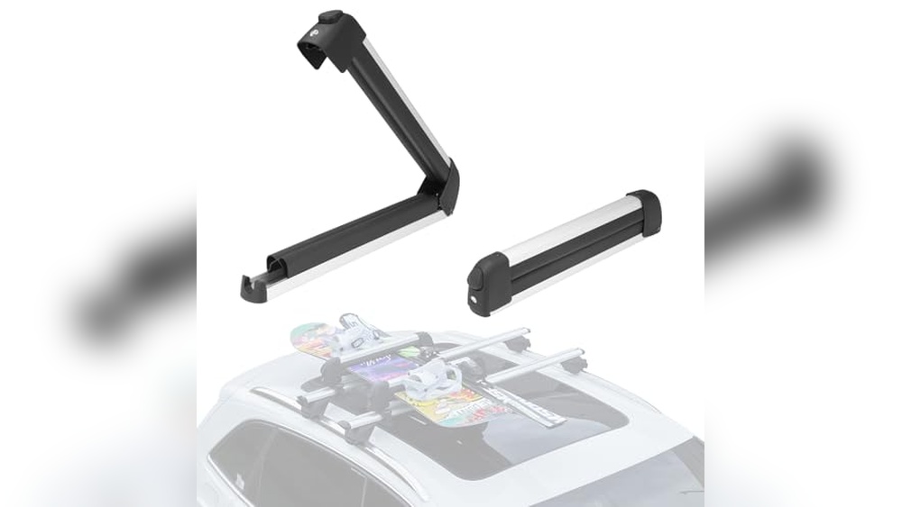 Leader Accessories Car Ski Snowboard Roof Racks for Secure Outdoor Gear Transport