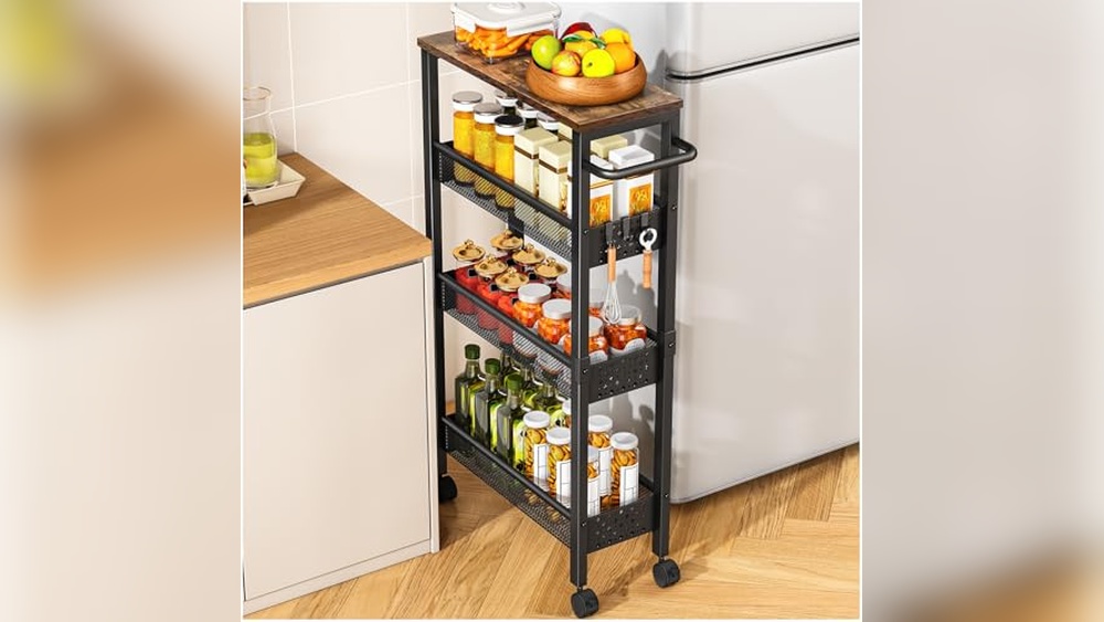 Narrow Spice Rack for Small Kitchen: Maximize Space with Stylish Storage