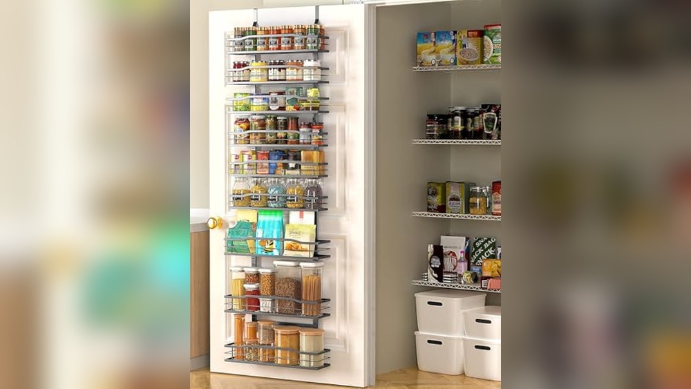 Over the Door Spice Rack Organizer for Ultimate Kitchen Storage Solutions