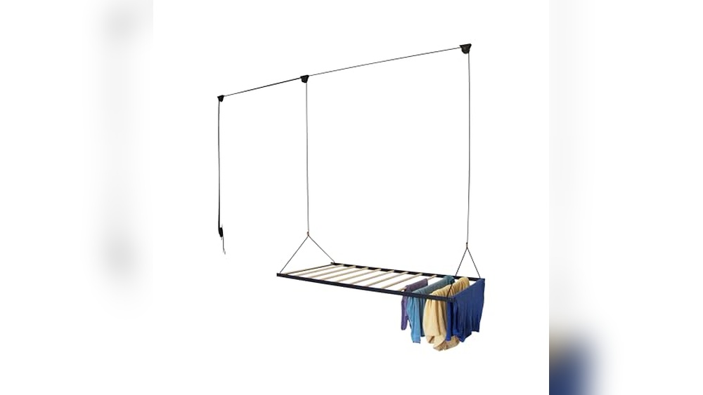 Ceiling Drying Rack Pulley: Maximize Laundry Space with Efficient Design