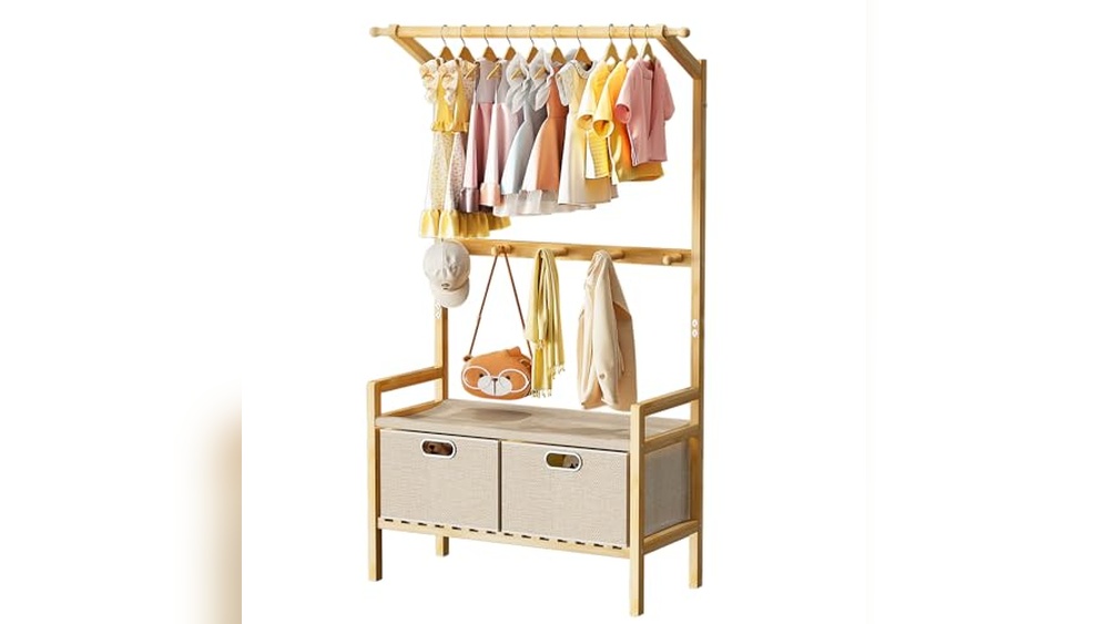 Kids Clothing Rack With Drawers: Stylish Storage Solutions for Bedrooms
