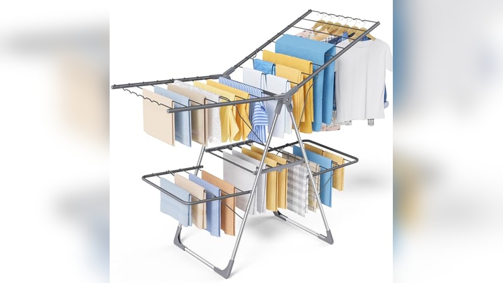Large Capacity Drying Rack: Maximize Space with Foldable Multi-Tier Designs