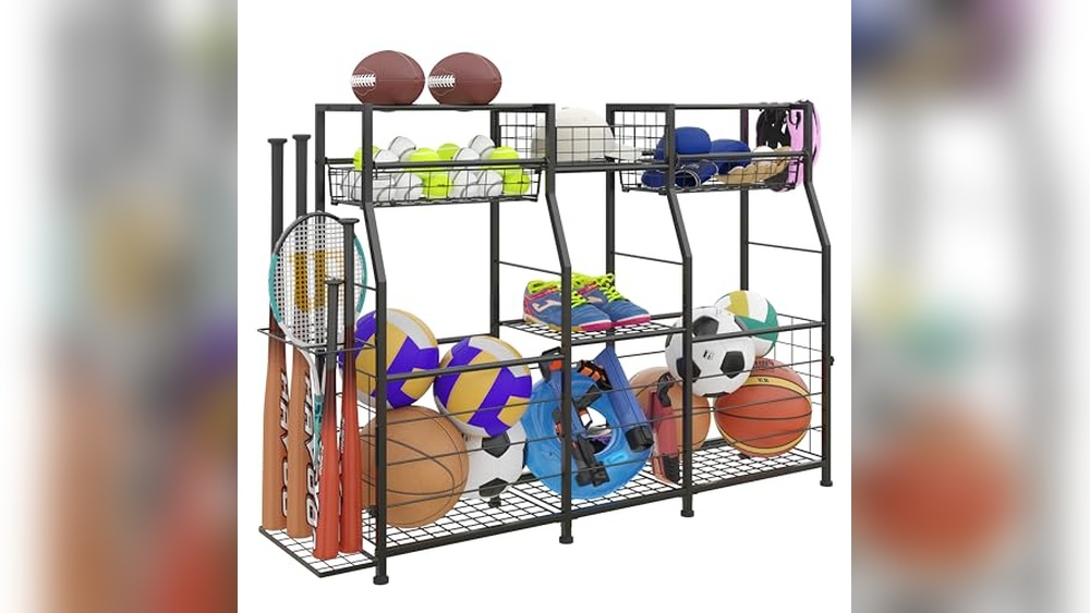 Toy Rack for Garage: Ultimate Organizer for Sports Gear and Toys