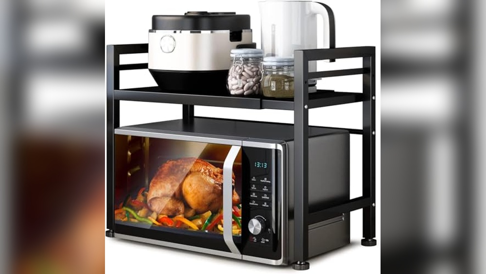 Expandable Countertop Microwave Stand: Maximize Kitchen Space Efficiently
