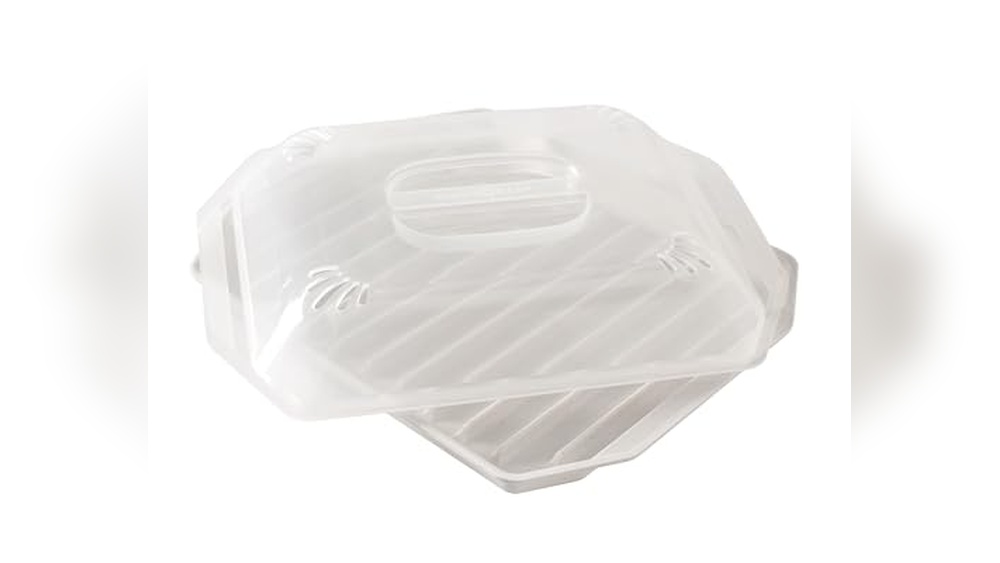 Microwave Bacon Rack With Lid: Cook Crispy, Healthy Bacon Effortlessly