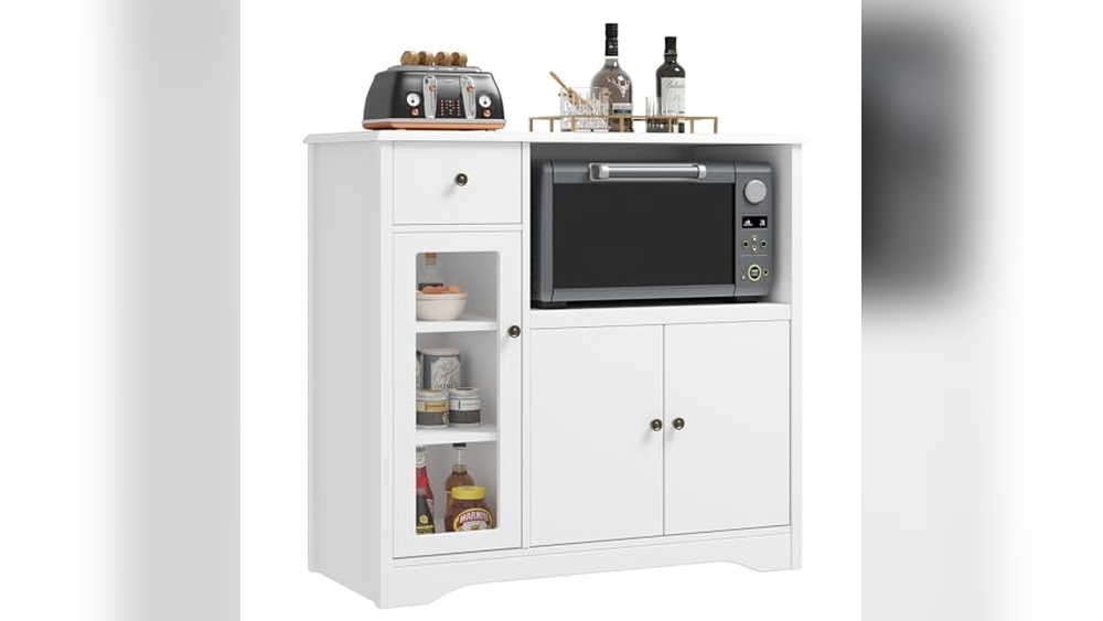 Microwave Stand With Storage And Drawers: Maximize Kitchen Organization Effortlessly