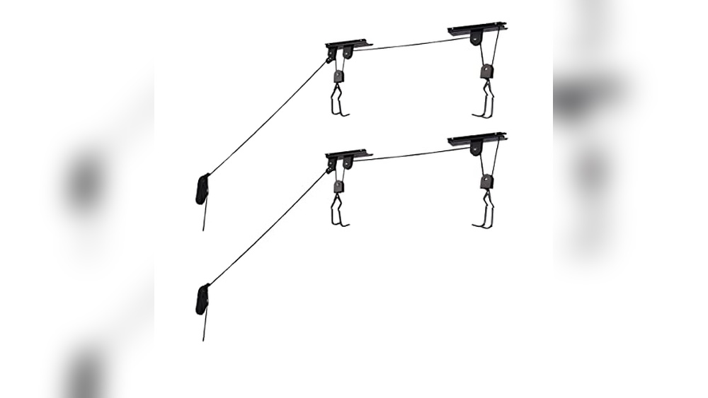 Overhead Garage Bike Rack: Maximize Space with Heavy-Duty Storage Solutions