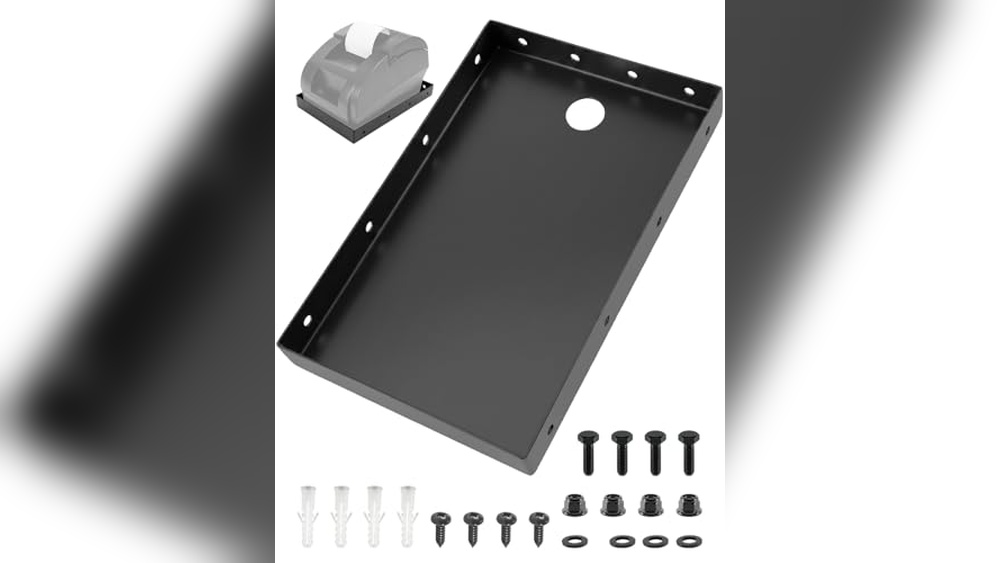 Printer Rack Wall Mount: Maximize Space with Heavy Duty Cable Management