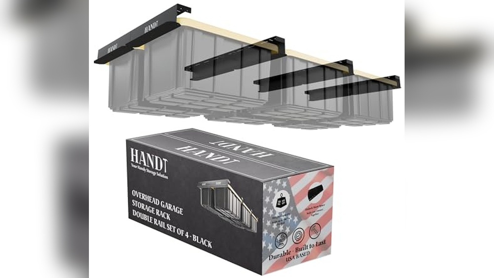 Tote Slide Overhead Garage Storage Rack: Maximize Garage Space Efficiently