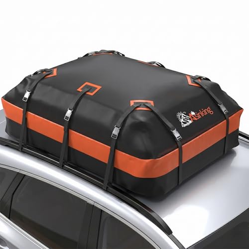 Asinking Car Rooftop Cargo Carrier Bag 21 Cubic feet Wate... 𝟭𝟬𝟬% 𝗪𝗮𝘁𝗲𝗿𝗽𝗿𝗼𝗼𝗳 & 𝗧𝗲𝗮𝗿𝗽𝗿𝗼𝗼𝗳 𝗠𝗮𝘁𝗲𝗿𝗶𝗮𝗹 - Crafted fro