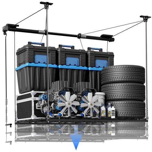 FLEXIMOUNTS GL1 Overhead Garage Lifting Storage Rack, 4x4... NOTE: The 71-inch axle length exceeds the dimensio