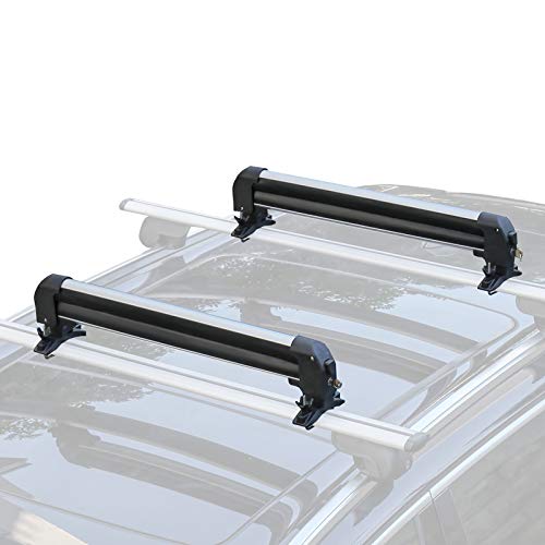 Leader Accessories Car Ski Snowboard Roof Racks, Fits Up ... [Low Temperature Resistance] - Aluminum constructi