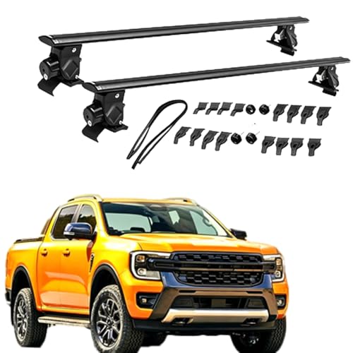 Roof Rack Cross Bars Crossbars Carrier Fits for Ford Rang... 2PCS Crossbars + Necessary Accessories(Screws+ Nut