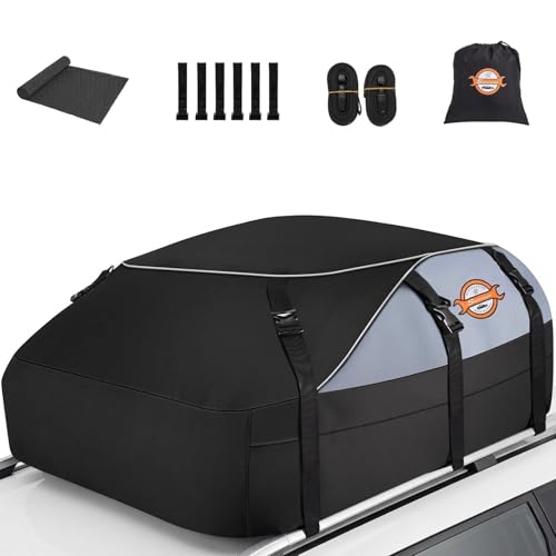 Sailnovo Soft Car Rooftop Cargo Carrier Roof Bag 20 Cubic... LARGE STORAGE SPACE - Designed to solve the proble