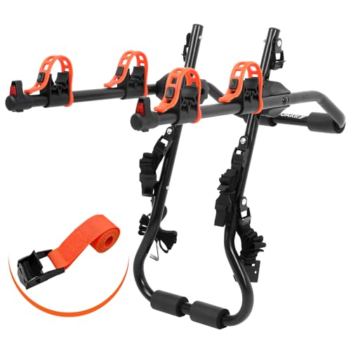 Soarify Sports Deluxe 2-Bike Trunk Mount Rack, Model SY-T... Easy Installation & No Hitch Required: Simply atta