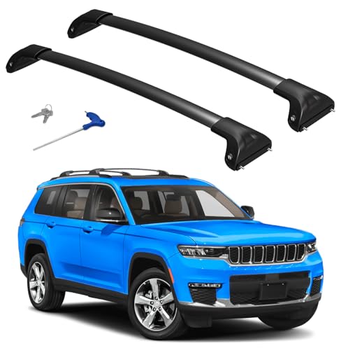 Soruci 300lbs Roof Rack Cross Bars Fit for 2021-2026 Jeep... Vehicle Compatibility: Lockable roof rack cross ba