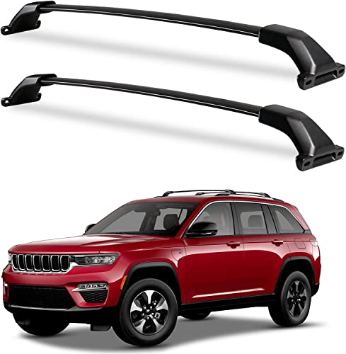 Wonderdriver 300lb Roof Rack Cross Bars Compatible with J... 【Durable Construction】High quality light weight al