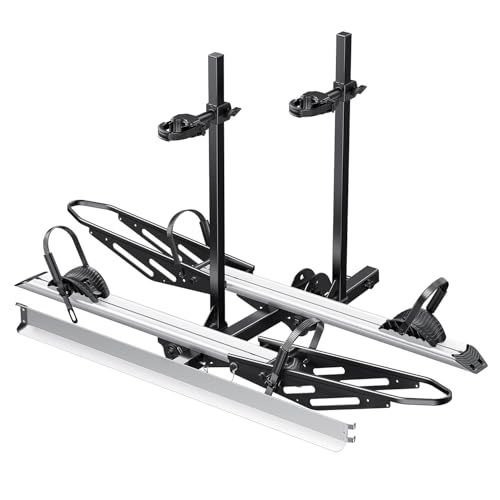 Young Hitch Mount Bike Rack with Ramp, 200 lbs. Capacity ... DURABLE and SAFE: Young Electric bike rack is cons