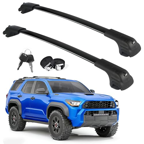 Zorik Lockable Roof Rack Cross Bars for 2025-2026 Toyota ... 【260LBS Heavy-Duty Capacity】 Upgraded with 2.1mm t