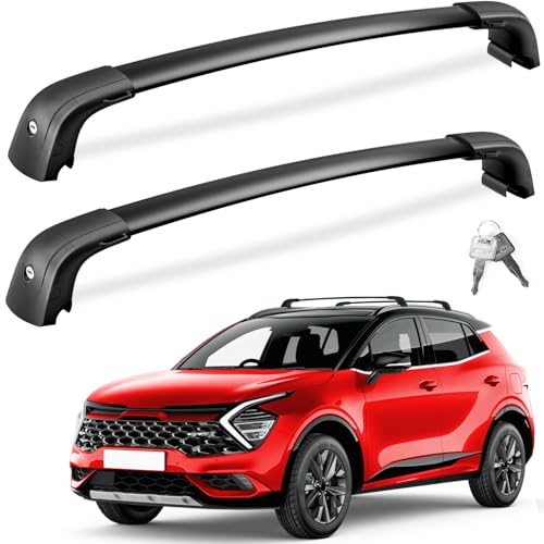 FengYu Lockable Roof Rack Cross Bars 300lb Compatible wit... 【Compatible Vehicle】Compatible with Kia Sportage S
