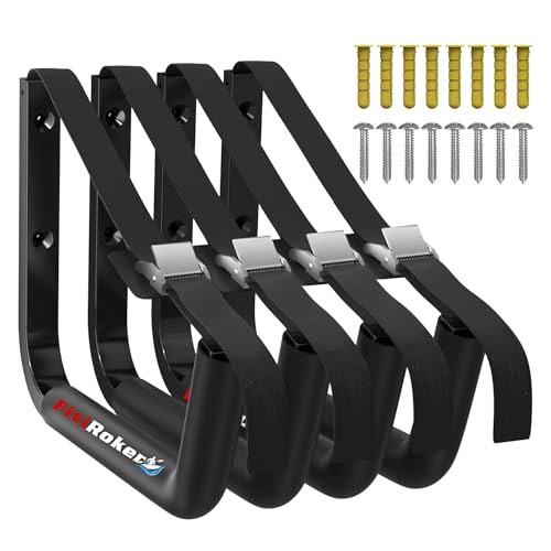 FitiRoker Kayak Storage Rack – 100LB Heavy Duty Kayak Wal... Heavy-Duty Load Capacity This durable kayak rack i
