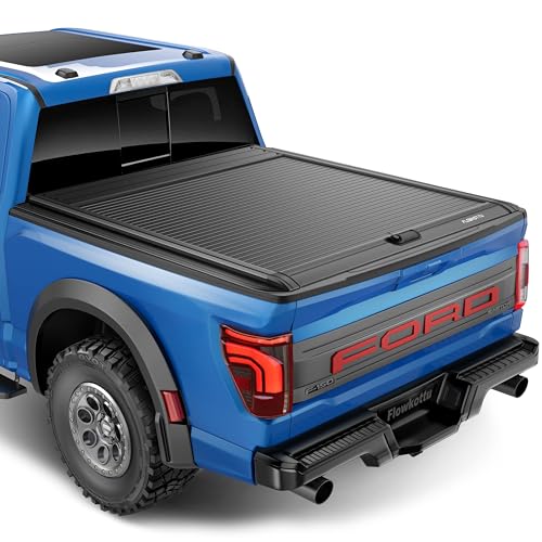 Flowkottu Retractable Tonneau Cover Fit Ford F-150 2015-2... FEATURES: The aluminum (AL) body provides safety a