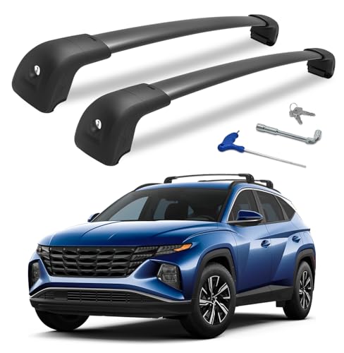 HmmtyRack 300lbs Roof Rack Cross Bars Compatible with Hyu... Applicable car models: Compatible with Hyundai Tuc
