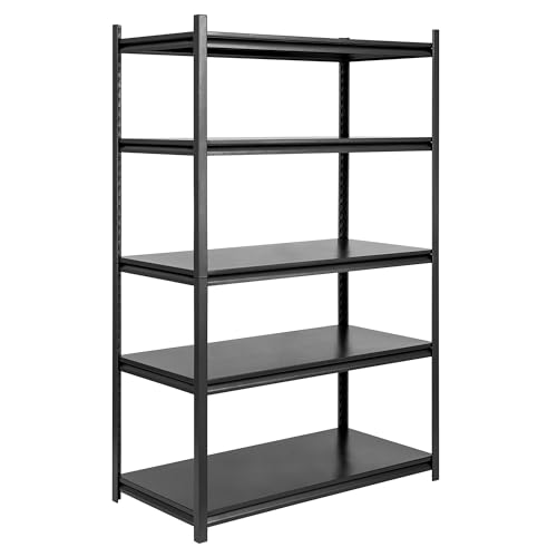 Hzdbhd Garage Shelving Unit 24" D x 48" W x 72" H Heavy D... 👉 HEAVY-DUTY LOAD-BEARING DESIGN: This metal shelv