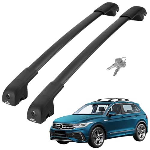 JOYTUTUS Lockable Roof Rack Cross Bars Compatible with Vo... 【Compatible Vehicle】The roof rack cross bars are s