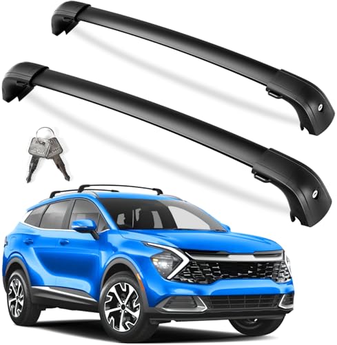 KINGGERI 300LBS Lockable Roof Rack Cross Bars Compatible ... 【Attention & Fitment】KINGGERI roof rack crossbars