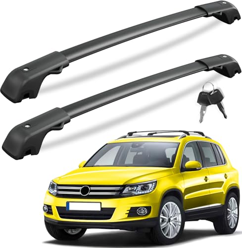 KINGGERI 300Lbs Lockable Roof Rack Cross Bars Compatible ... 【Attention & Fitment】These roof rack crossbars are