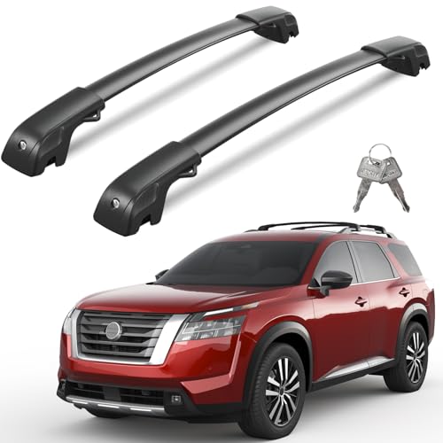 Lockable 300lb Roof Rack Cross Bars Compatible with Nissa... 【Compatibility】Compatible with Nissan Pathfinder 2
