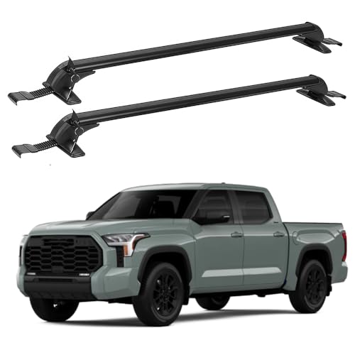 Lockable Roof Racks Cross Bars Fits for Toyota Tundra 202... Fitment: Roof Rack crossbars Fits for Toyota Tundr