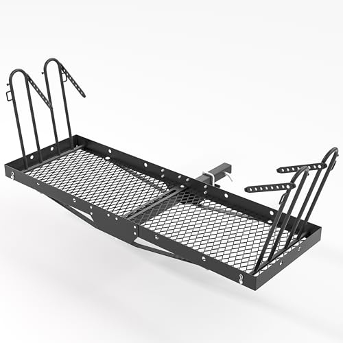 MaxxHaul 50641 60 inch x 20 inch 500 lb. Capacity 2 in 1 ... Heavy-Duty Steel Construction – 500 lbs Capacity: