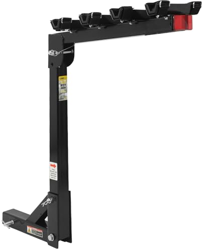 MaxxHaul Hitch Mount 4 Bike Rack 150 lb Capacity Heavy‑Du... Secure Bike Transportation: Safely transport up to