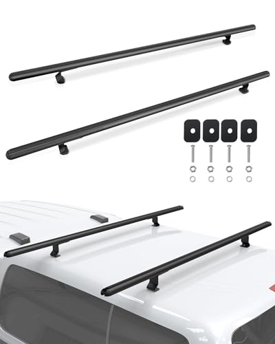 Mountainpeak 500LB Capacity Pickup Truck Topper Ladder Ra... Durable Construction: Truck topper roof rack is ma